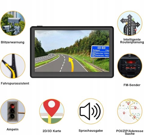 NAWIGACJA DEVICE FOR CAR TRUCK EUROPA UK TIR SAMOCHÓD OKAZJA!