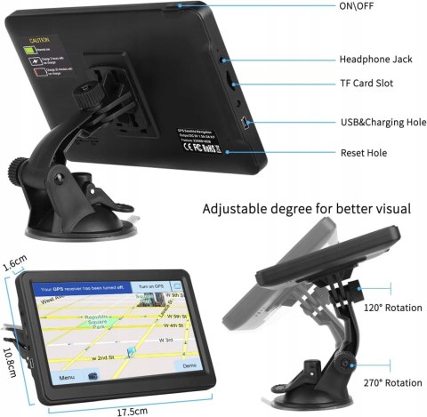 NAWIGACJA DO CIĘŻARÓWKI AOLESTAR Q10 7'' EUROPA TIR