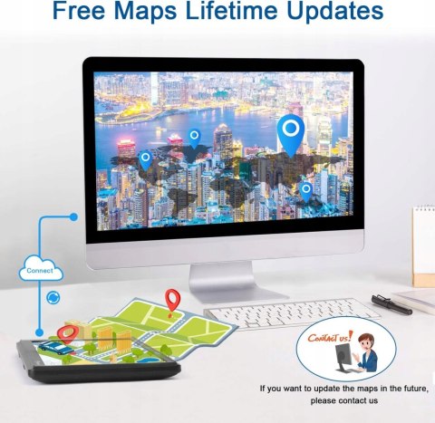 NAWIGACJA DO CIĘŻARÓWKI AOLESTAR Q10 7'' EUROPA TIR