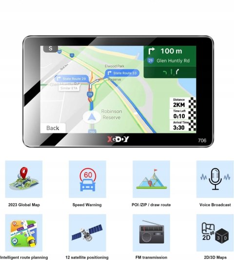 NAWIGACJA XGODY 706 WORLD TIR CAMPER SAMOCHÓD OKAZJA!