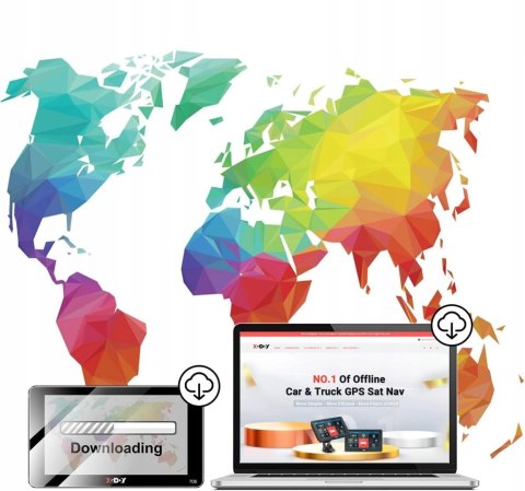 NAWIGACJA XGODY 706 WORLD TIR CAMPER SAMOCHÓD OKAZJA!