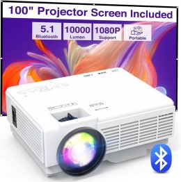 Projektor LCD Yooyaa hi-04 1080P FULL HD, WBUDOWANE BLUETOOTH 10000 LUMENÓW