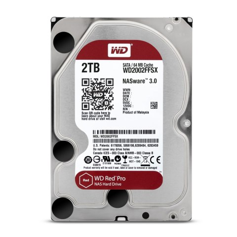 Dysk twardy Western Digital WD Red Pro WD2002FFSX 2TB SATA III 3,5"