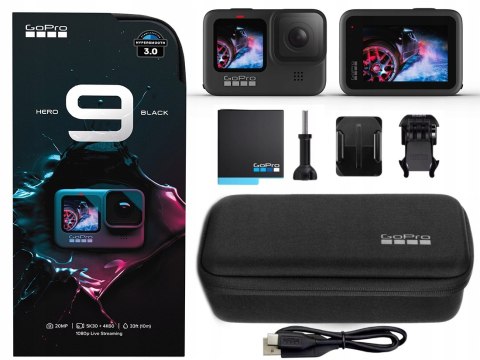 Kamera sportowa GoPro Hero 9 Black 4K UHD MEGAOKAZJA SPRAWDŹ OPIS AUKCJI!