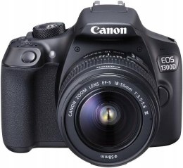 Lustrzanka Canon EOS 1300D korpus + obiektyw 18-55mm III
