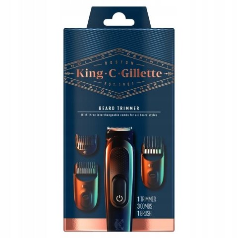 King C Gillette Beard Trimmer trymer do brody i włosów/zarostu z pędzelkiem