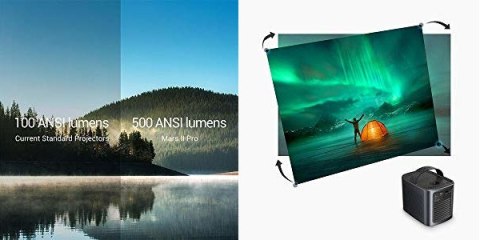Projektor LED Anker PORTABLE PROJECTOR MARS 2 PRO PROJ czarny Projektor LED Anker PORTABLE PROJECTOR MARS 2 PRO PROJ czarny