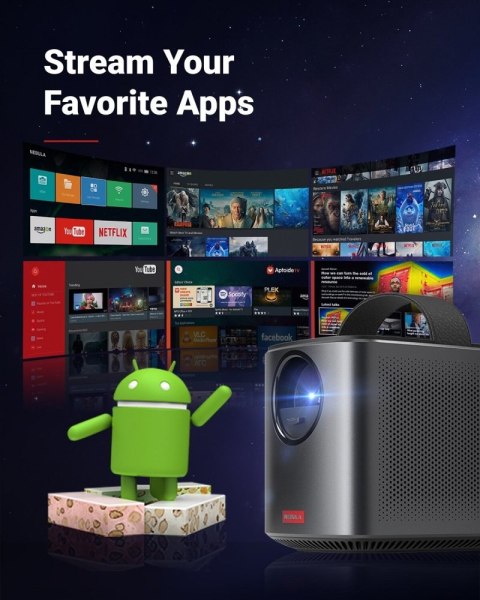 Projektor LED Anker PORTABLE PROJECTOR MARS 2 PRO PROJ czarny Projektor LED Anker PORTABLE PROJECTOR MARS 2 PRO PROJ czarny