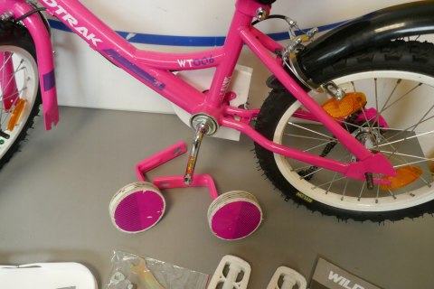 Rower dziecięcy WILDTRAK Vélo 16 Rose koło 16 " różowy