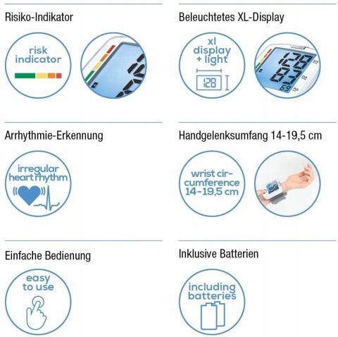 Ciśnieniomierz elektroniczny beurer BC 44 na nadgarstek
