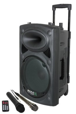 Kolumna Ibiza PORT8VHF-BT 200 W czarny 2 mikrofony w zestawie