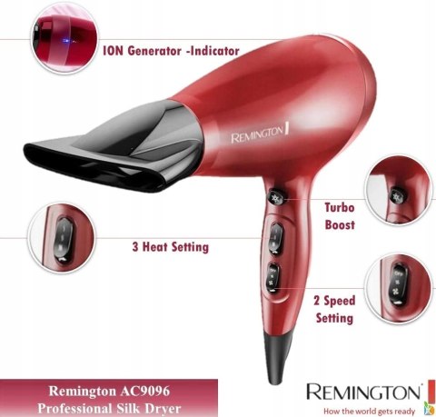 SUSZARKA DO WŁOSÓW REMINGTON AC9096 SILK 2400W