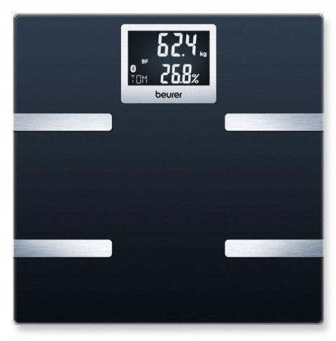Waga łazienkowa diagnostyczna Beurer BF 700 CZARNA Z SREBRNYMI ELEMENTAMI