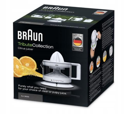 Wyciskarka do cytrusów Braun CJ 3000 biały 20 W