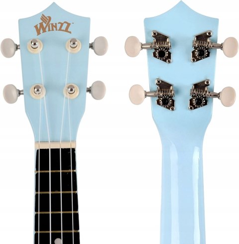 Zestaw Ukulele sopranowe Winzz dla początkujących - niebieskie AU01L-BL Zestaw Ukulele sopranowe Winzz dla początkujących - niebieskie AU01L-BL