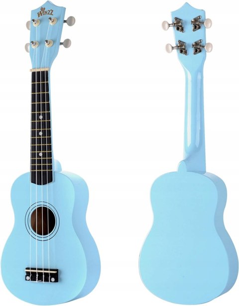 Zestaw Ukulele sopranowe Winzz dla początkujących - niebieskie AU01L-BL Zestaw Ukulele sopranowe Winzz dla początkujących - niebieskie AU01L-BL