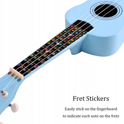 Zestaw Ukulele sopranowe Winzz dla początkujących - niebieskie AU01L-BL Zestaw Ukulele sopranowe Winzz dla początkujących - niebieskie AU01L-BL