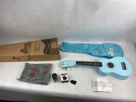 Zestaw Ukulele sopranowe Winzz dla początkujących - niebieskie AU01L-BL Zestaw Ukulele sopranowe Winzz dla początkujących - niebieskie AU01L-BL