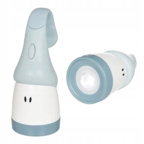 BÉABA wisząca bezprzewodowa lampka nocna szara 90h świecenia ergonomiczna