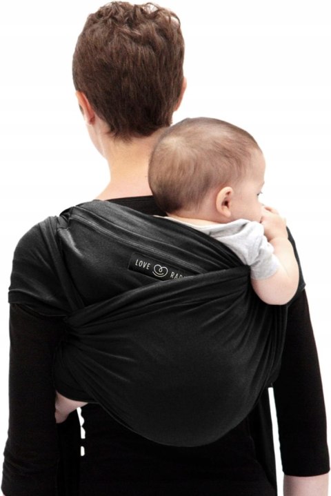 Chusta wiązana elastyczna wysokiej jakości Love Radius EL1010 czarna