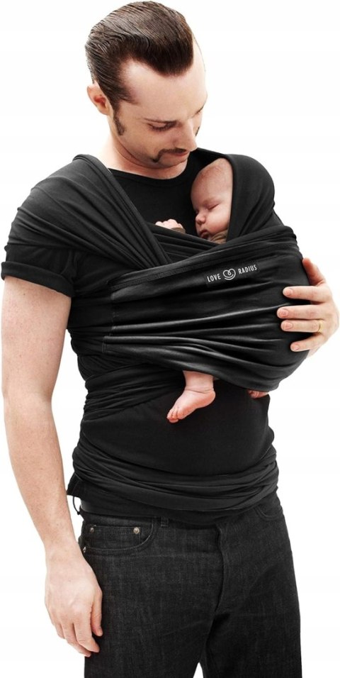 Chusta wiązana elastyczna wysokiej jakości Love Radius EL1010 czarna