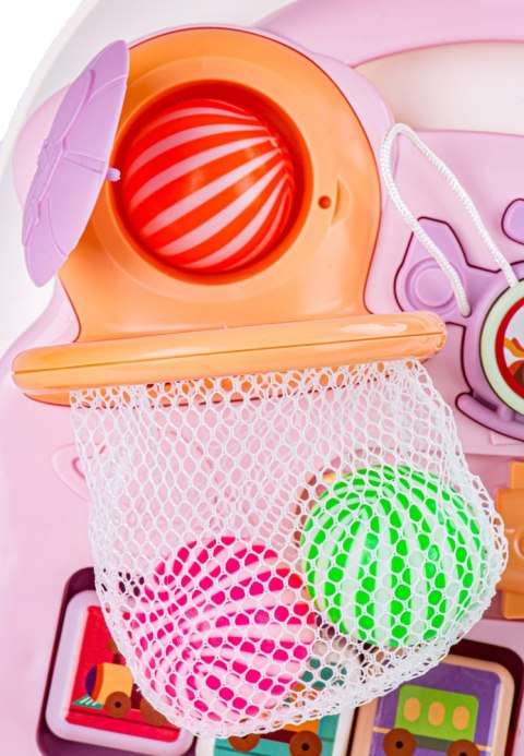 Interaktywny chodzik 2w1 ze zdejmowaną tablicą do zabawy i nauki LIUFASHI