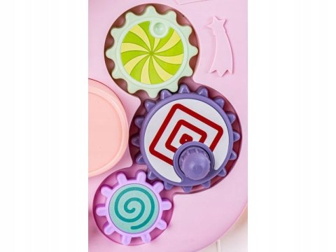 Interaktywny chodzik 2w1 ze zdejmowaną tablicą do zabawy i nauki LIUFASHI