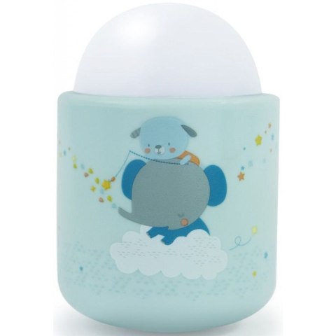 Lampka nocna świetlik dla dzieci Pabobo odcienie niebieskiego z misiami