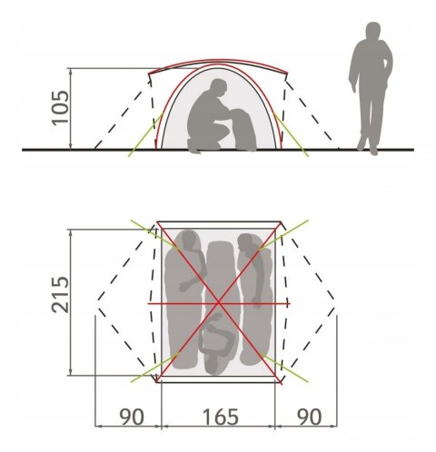 Namiot turystyczny VAUDE Campo 3P
