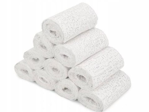 Opaska gips paryski Navaris 10 cm x 300 cm 10 szt. bandaże z gazy i gipsu Opaska gips paryski Navaris 10 cm x 300 cm 10 szt. bandaże z gazy i gipsu
