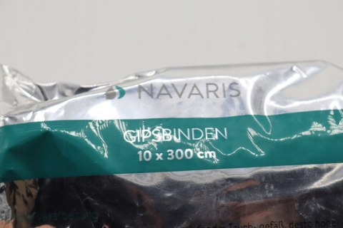 Opaska gips paryski Navaris 10 cm x 300 cm 10 szt. bandaże z gazy i gipsu Opaska gips paryski Navaris 10 cm x 300 cm 10 szt. bandaże z gazy i gipsu
