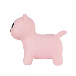 Skoczek gumowy dla dzieci od 1 roku Tootiny Hoppimals kotek różowy