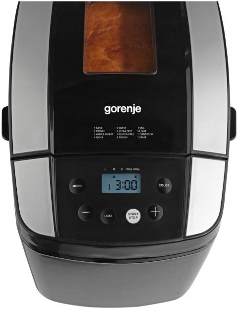 Wypiekacz do chleba Gorenje BM1210BK czarny 800 W