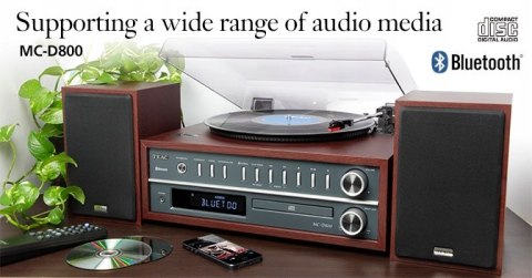 Gramofon TEAC MC-D800 CHERRY BT CD USB FM