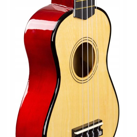 Martin Smith UK-212-A Soprano Ukulele, czerwony