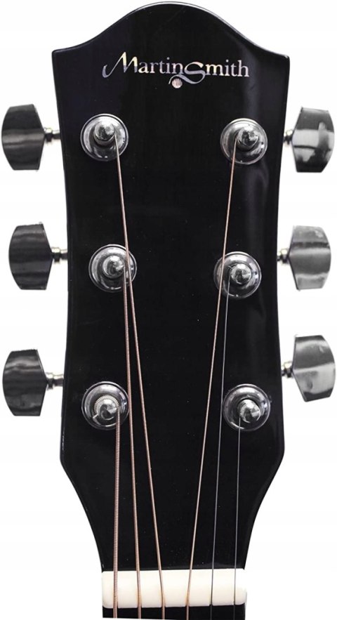 Martin Smith W-100-BK-PK Gitara Klasyczna, Czarny PALISANDER - 4/4