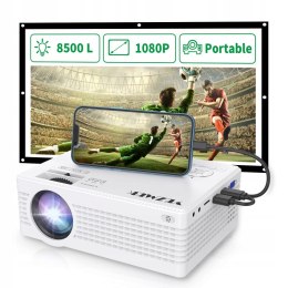 Projektor LCD YEZMEK AK01 FULL HD 1080P 7500 LUMENÓW USB HDMI