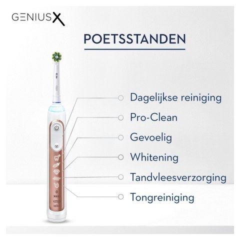 Szczoteczka elektryczna Oral-B Genius X Rose Gold 80354127