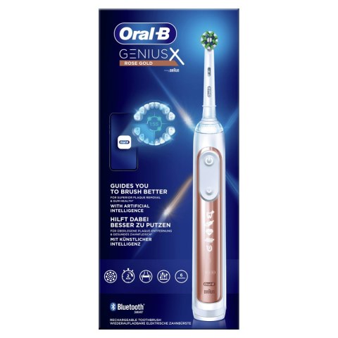 Szczoteczka elektryczna Oral-B Genius X Rose Gold 80354127