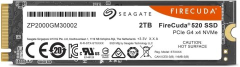 Dysk SSD Seagate FireCuda 520 2TB M.2 PCIe ZP2000GM3A002