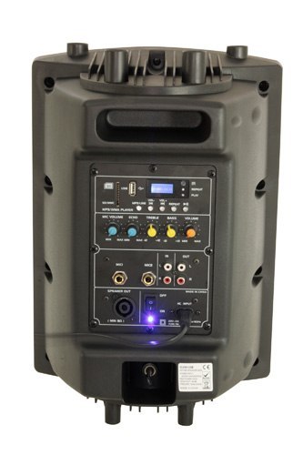 Ibiza - SLK8A-BT - Aktywny głośnik PLUG & PLAY 300W Bluetooth, USB, SD, AUX