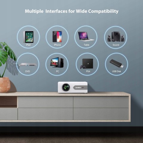 MINI PROJEKTOR YABER V3 6000L 1080P LED MEGA HIT