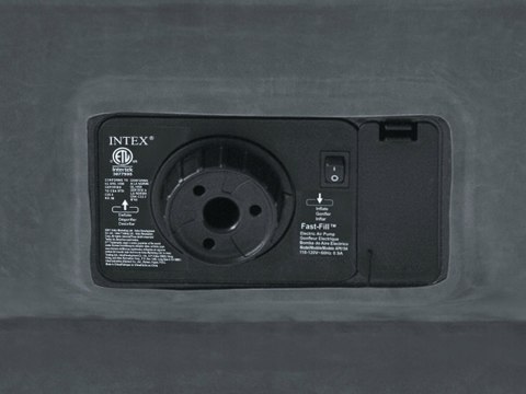 Materac dwuosobowy INTEX 64418 203 x 152 x 56 cm odcienie szarości