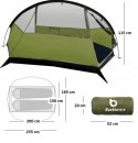 Namiot turystyczny Backture 2 osobowy zielony