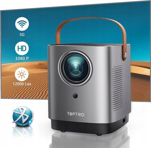Projektor LED Toptro TR23 - HDMI, WIFI, BLUETOOTH, 1080P, 12000 lumenów