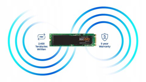 Dysk SSD Samsung 860 Evo 1TB M.2 GW FV MEGA HIT