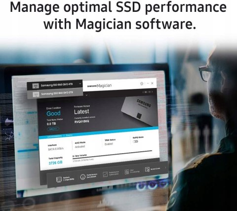 Dysk SSD Samsung 860 QVO 1TB SATA III 2,5 1TB