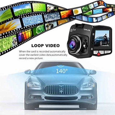 Kamera samochodowa ORUIS Car DVR Dash Cam 1080P!