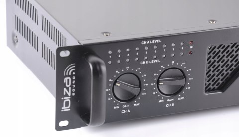 Ibiza - AMP800-MKII - Profesjonalny wzmacniacz z procesorem dźwięku 2x600W