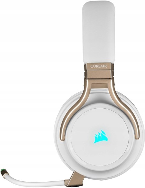Słuchawki bezprzewodowe nauszne Corsair Virtuoso RGB Pearl